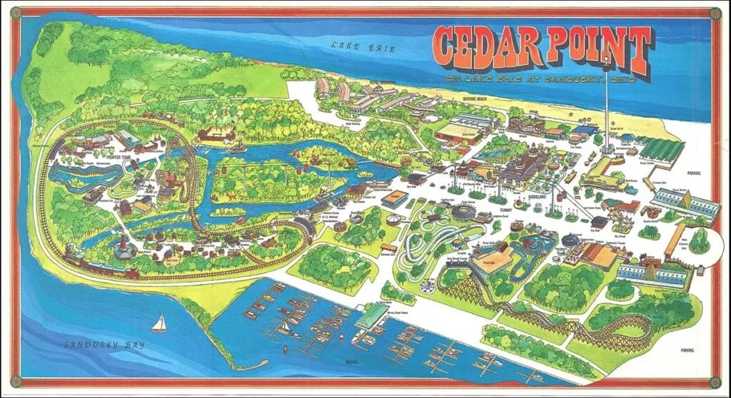 Cedar Point Map and Brochure (2024 - 1961) | ThemeParkBrochures.net