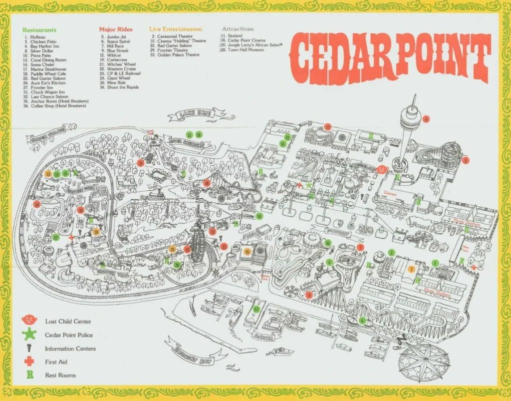 Cedar Point Map and Brochure (2024 - 1961) | ThemeParkBrochures.net