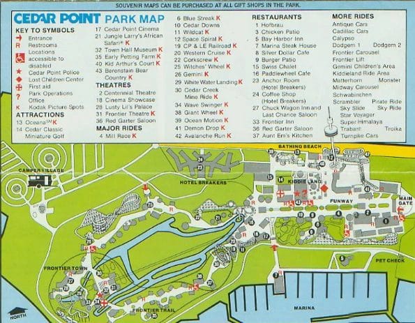 Cedar Point Map and Brochure (2024 - 1961) | ThemeParkBrochures.net