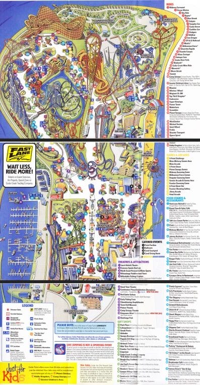 Cedar Point Map and Brochure (2024 - 1961) | ThemeParkBrochures.net