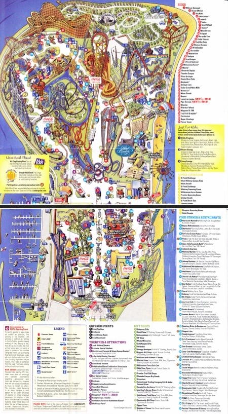 Cedar Point Map and Brochure (2024 - 1961) | ThemeParkBrochures.net