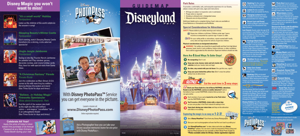 Disneyland Brochure 2014