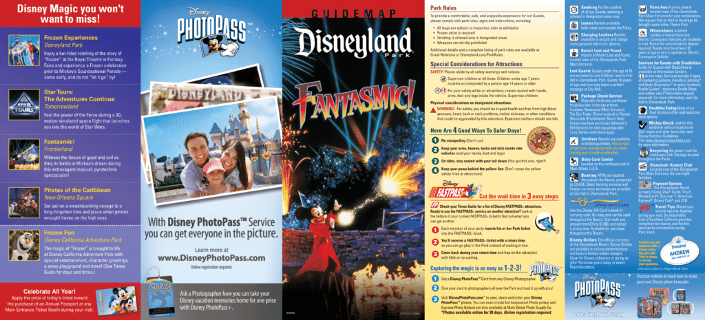 Disneyland Brochure 2015