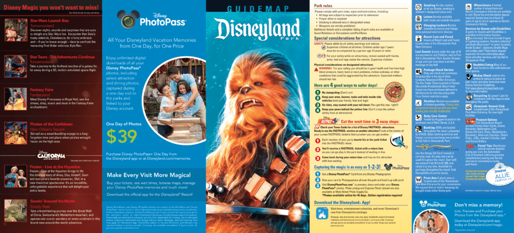 Disneyland Brochure 2016