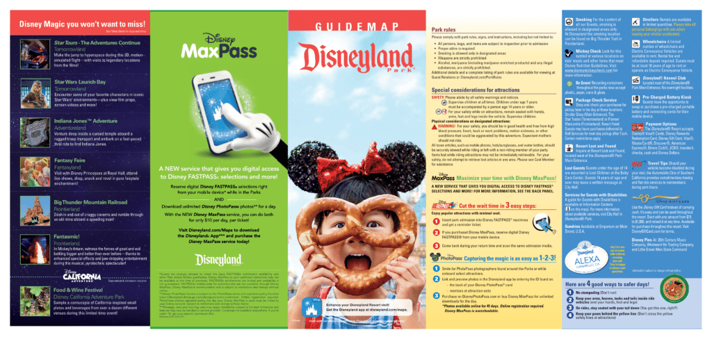 Disneyland Brochure 2018