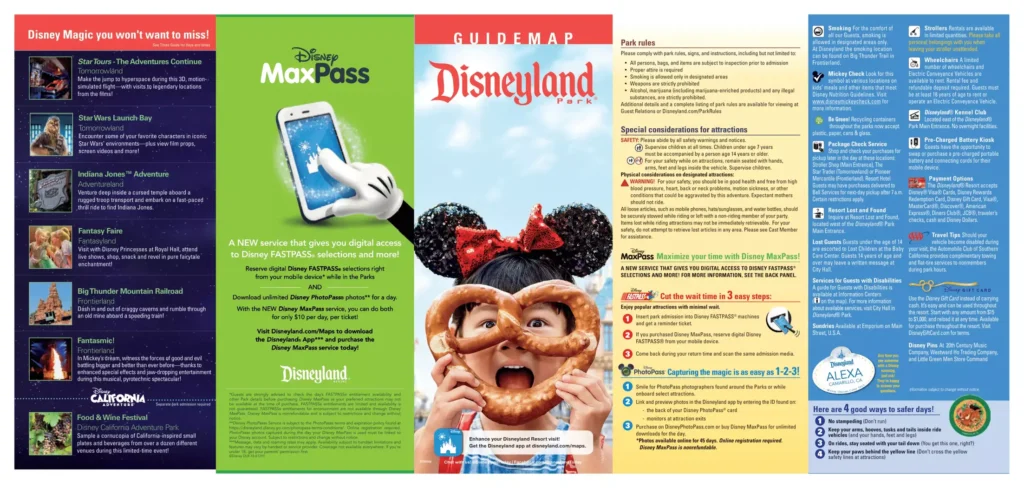 Disneyland Brochure 2018