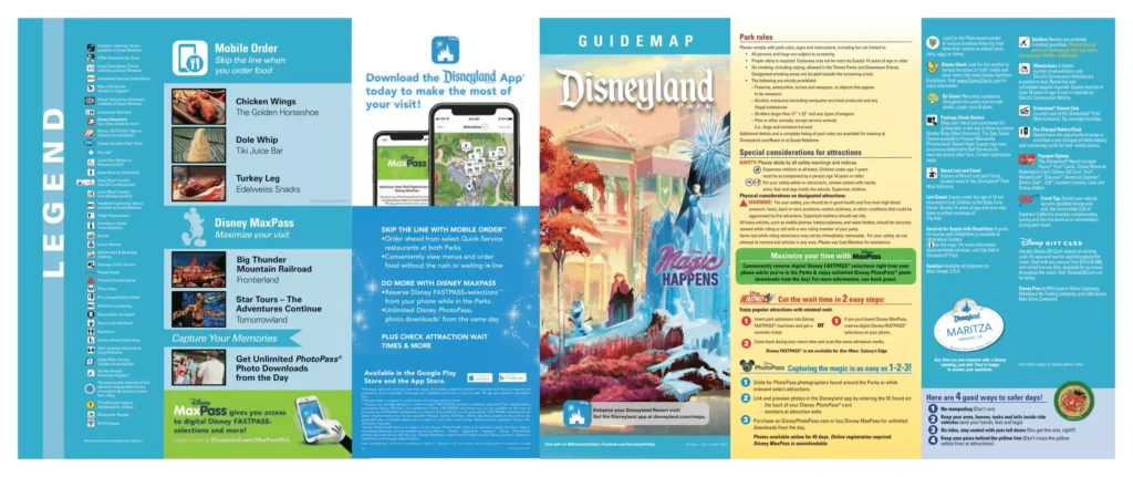 Disneyland Brochure 2020