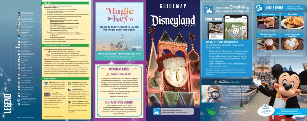 Disneyland Brochure 2021