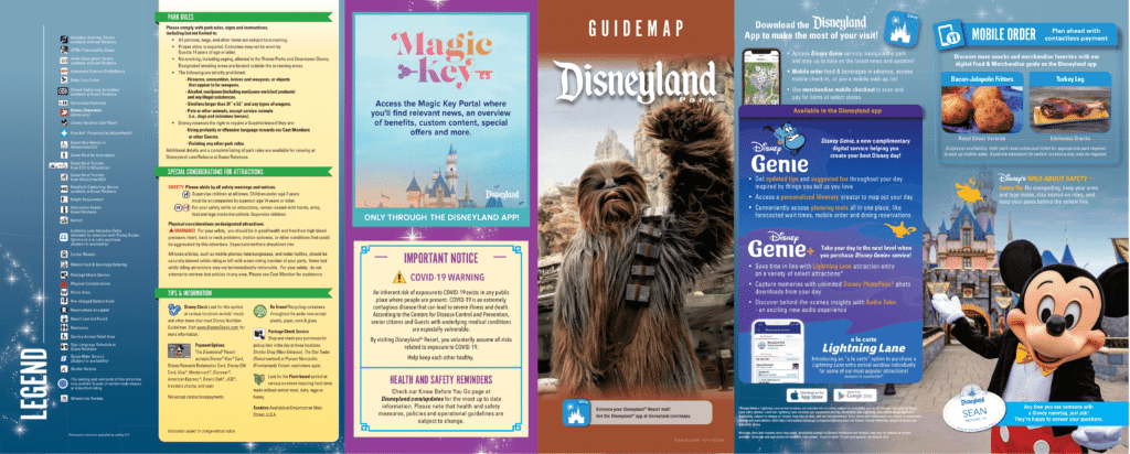 Disneyland Brochure 2022