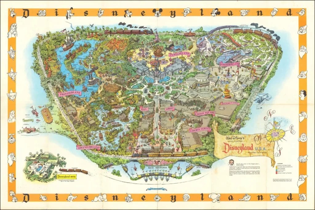 Disneyland Map 1959