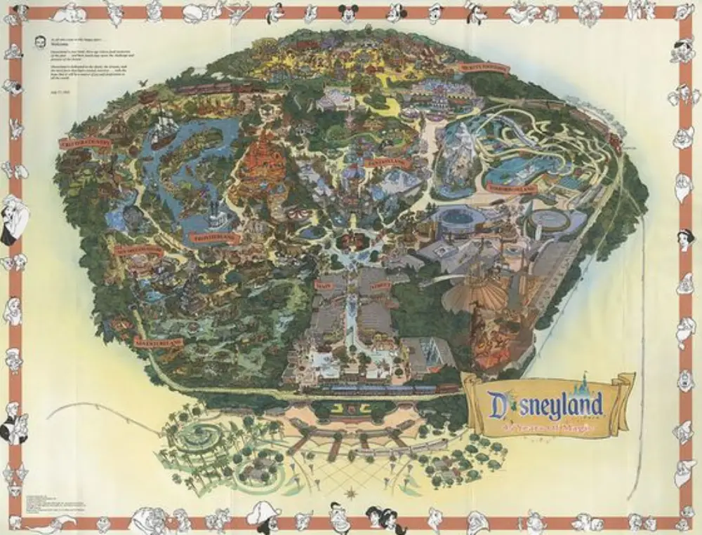 Disneyland Map 2000