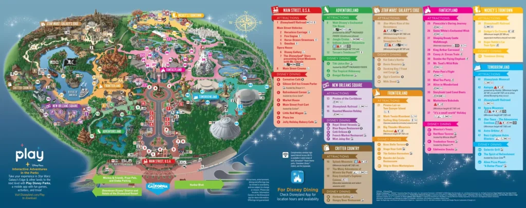 Disneyland Map 2021