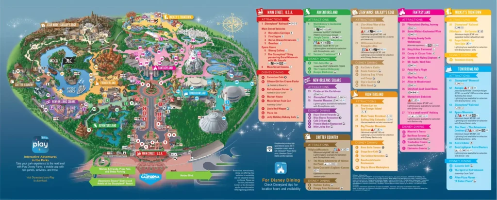 Disneyland Map 2022