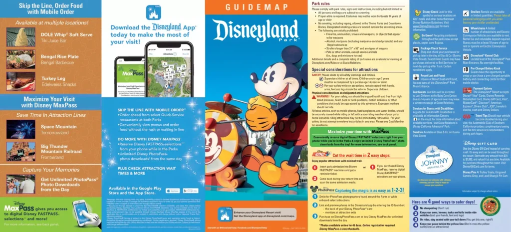 Disneyland Park Brochure 2019