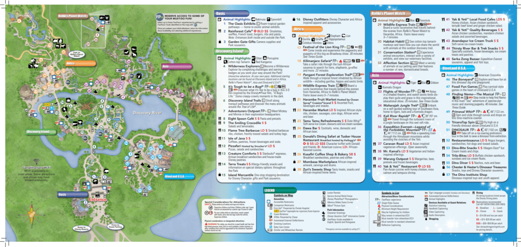 Disney's Animal Kingdom Theme Park in Florida
