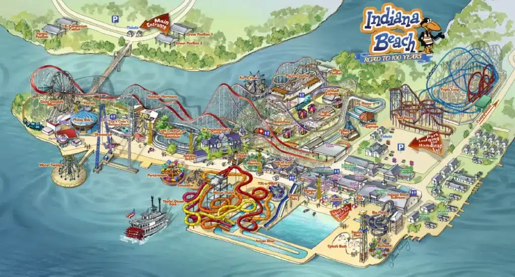 Indiana Beach Map 2024