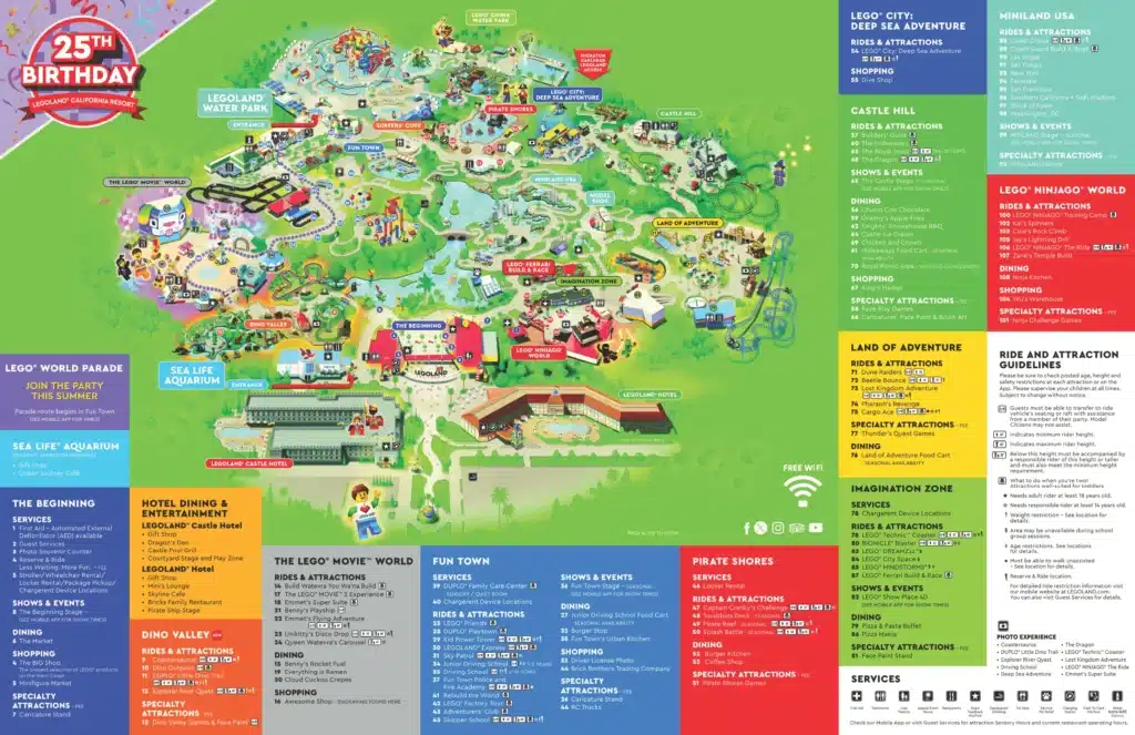 Legoland California Resort Map 2024