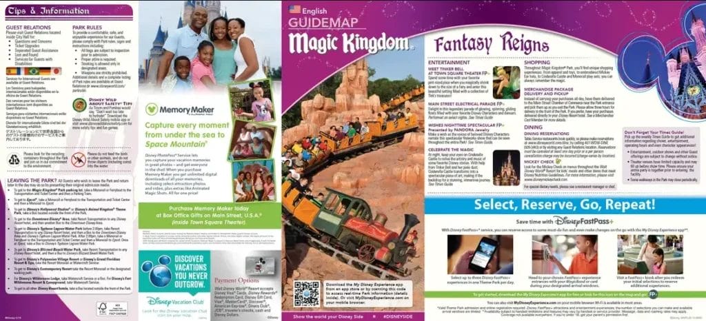 Magic Kingdom Brochure 2015