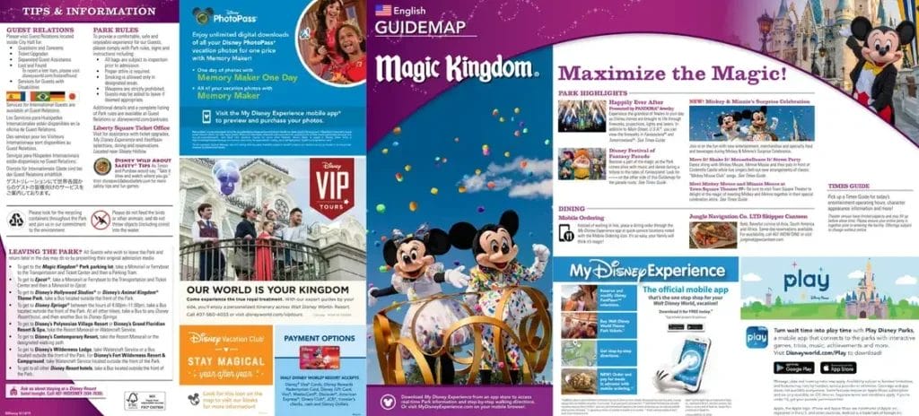 Magic Kingdom Brochure 2019