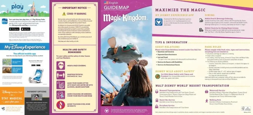 Magic Kingdom Brochure 2020