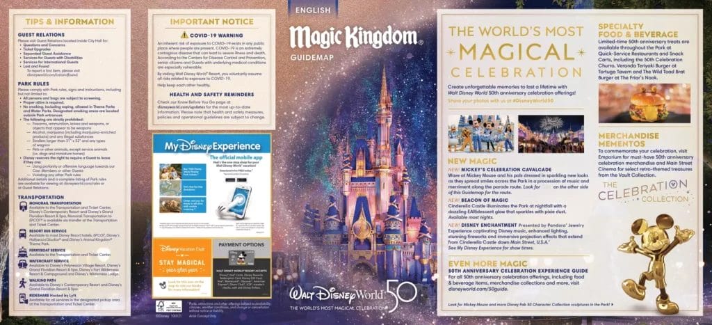 Magic Kingdom Brochure 2021