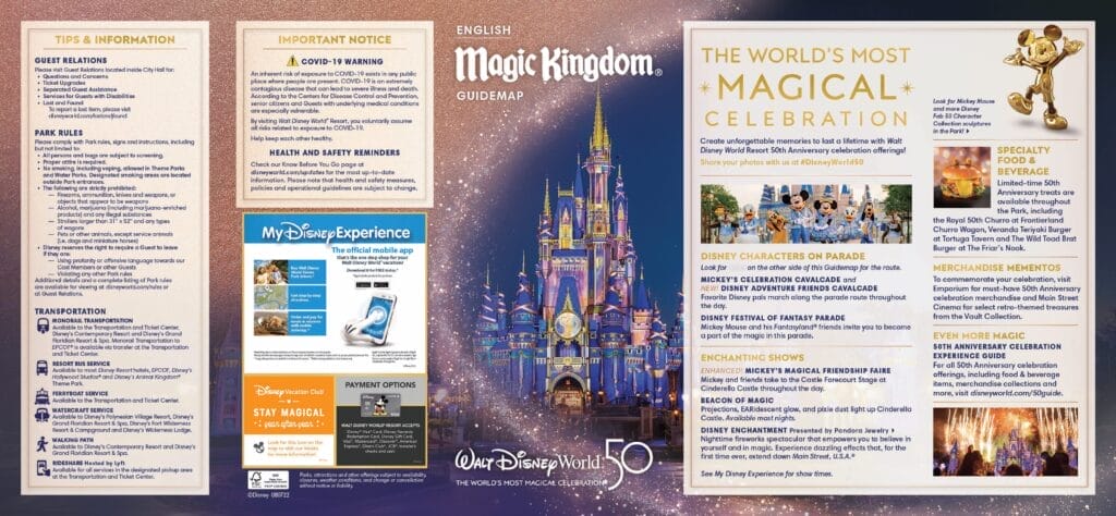 Magic Kingdom Brochure 2022