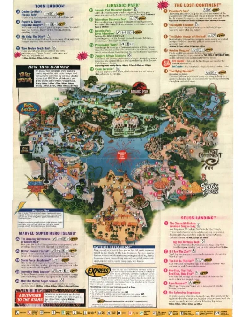 Universal Islands of Adventure - Universal Islands Of Adventure Map 2001 792x1024.webp