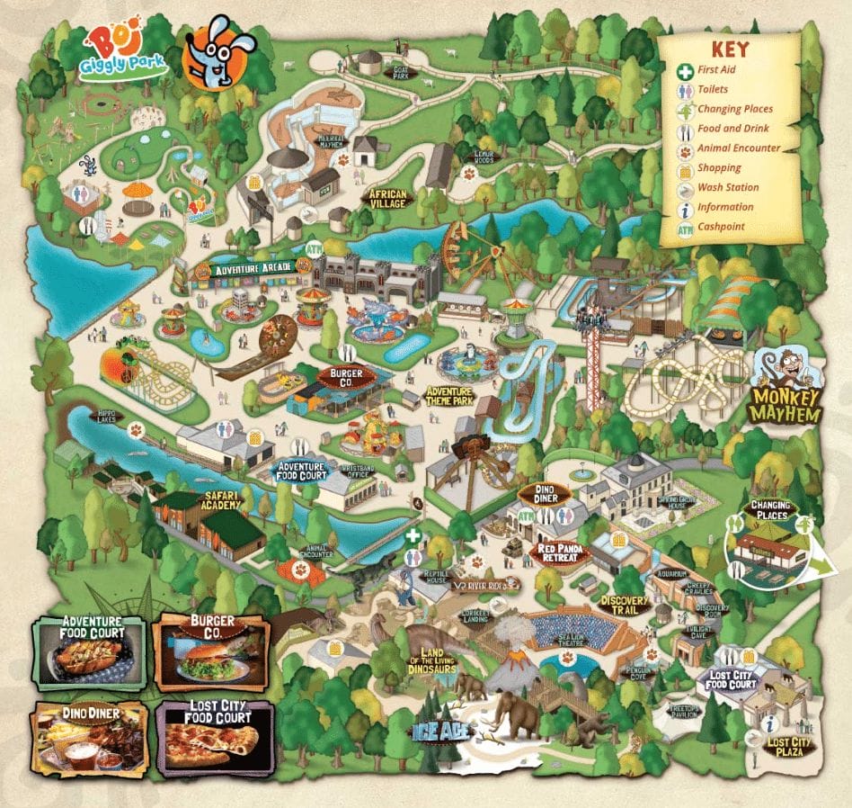 West Midland Safari Park Map and - West Midland Safari Park 2021