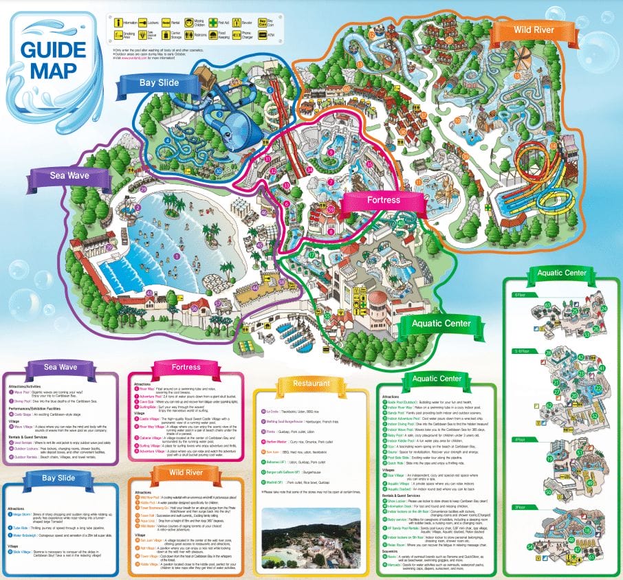 Everland Resort Map and Brochure (2023) | ThemeParkBrochures.net