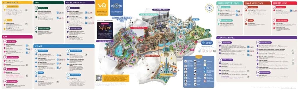 Genting Highlands Theme Park Map 2024