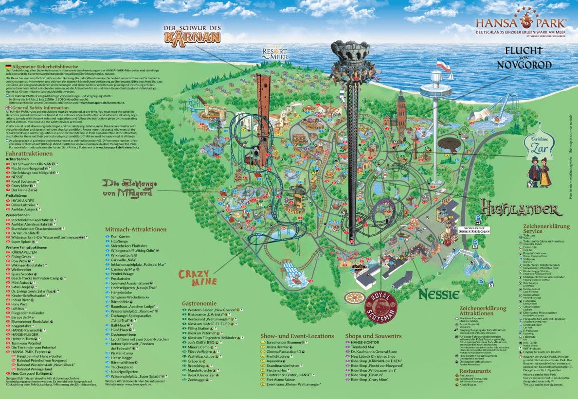 Hansa-park Gutschein 2 Für 1 2022 Ausdrucken 40 Best Theme Parks in Germany - Ranked | ThemeParkBrochures.net