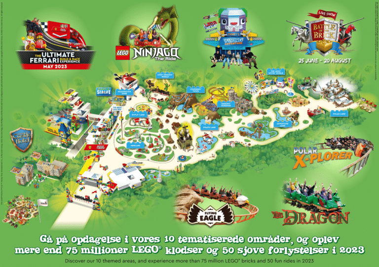 Legoland Billund Resort Map and Brochure (2023)