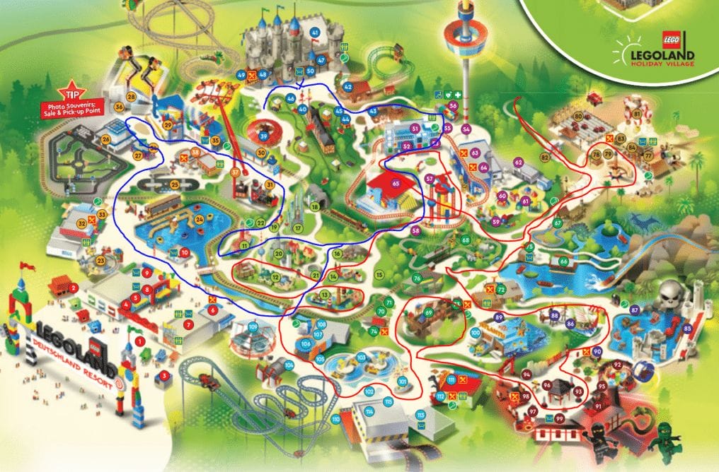 Legoland holiday hot sale village map