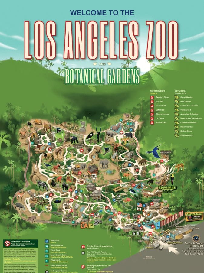 Los Angeles Zoo in California