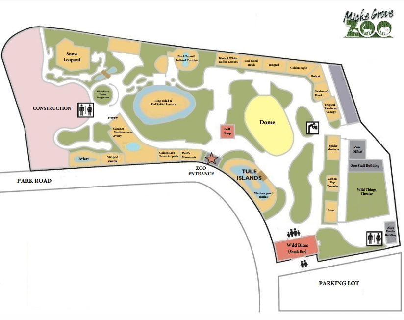 Micke Grove Zoo Map and Brochure (2022 - 2023) | ThemeParkBrochures.net