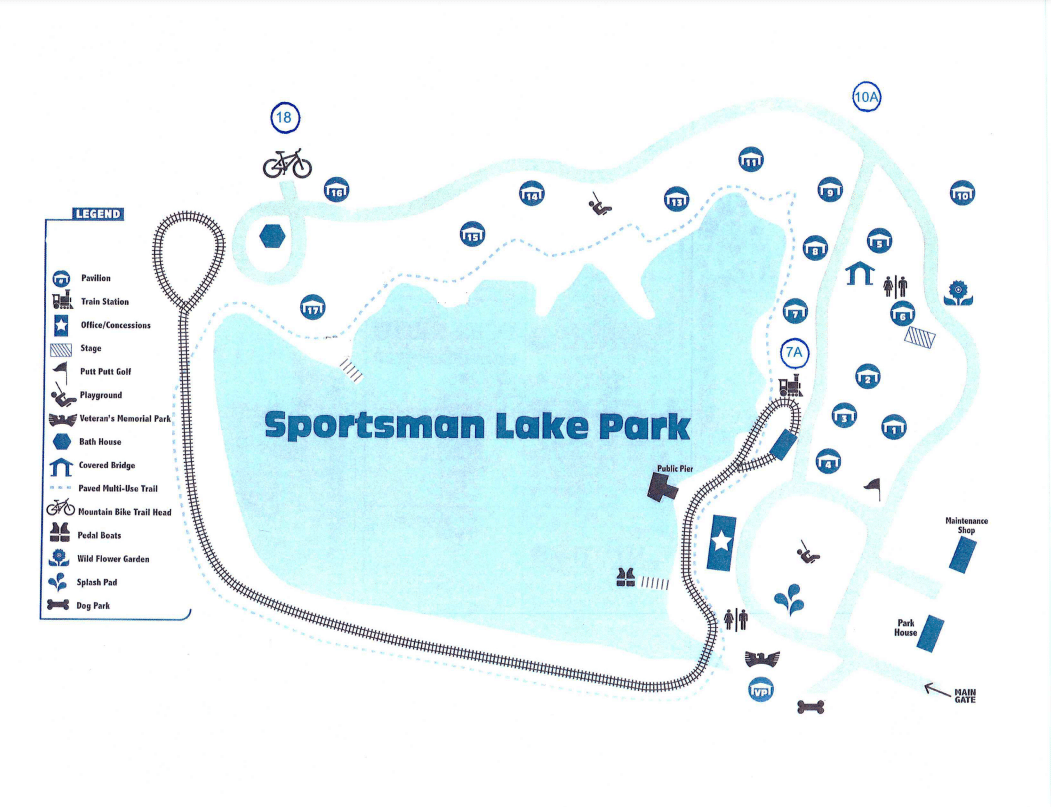 Sportsman Lake Park Map and Brochure (2023)