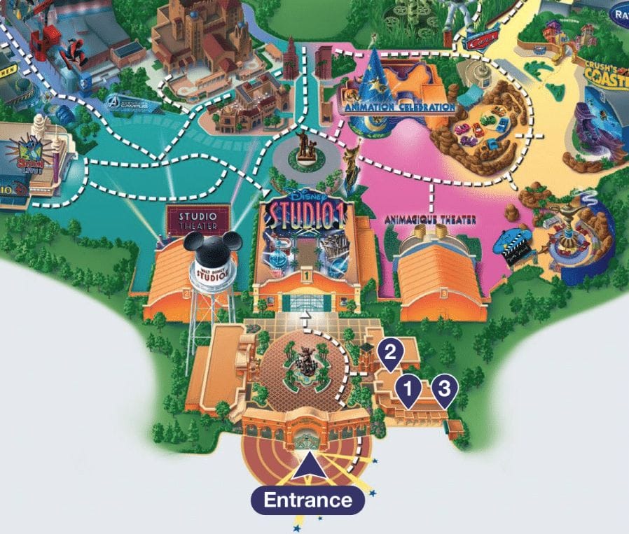 Walt Disney Studios Paris Map and Brochure (2023) | ThemeParkBrochures.net