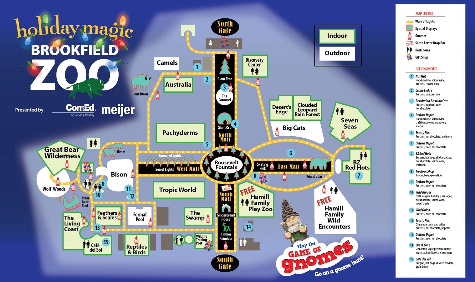 Brookfield Zoo Map and Brochure (2019 2023)