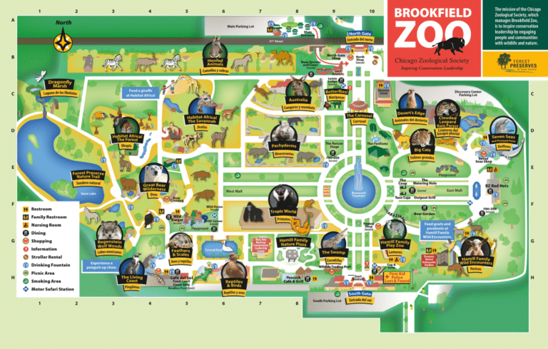 Brookfield Zoo Map and Brochure (2019 – 2023)