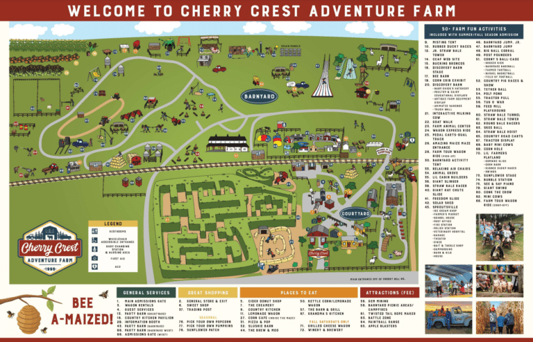 Cherry Crest Adventure Farm Map and Brochure (2020 – 2023)