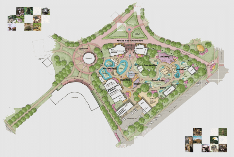 Columbian Park Zoo Map and Brochure (2022 – 2023)