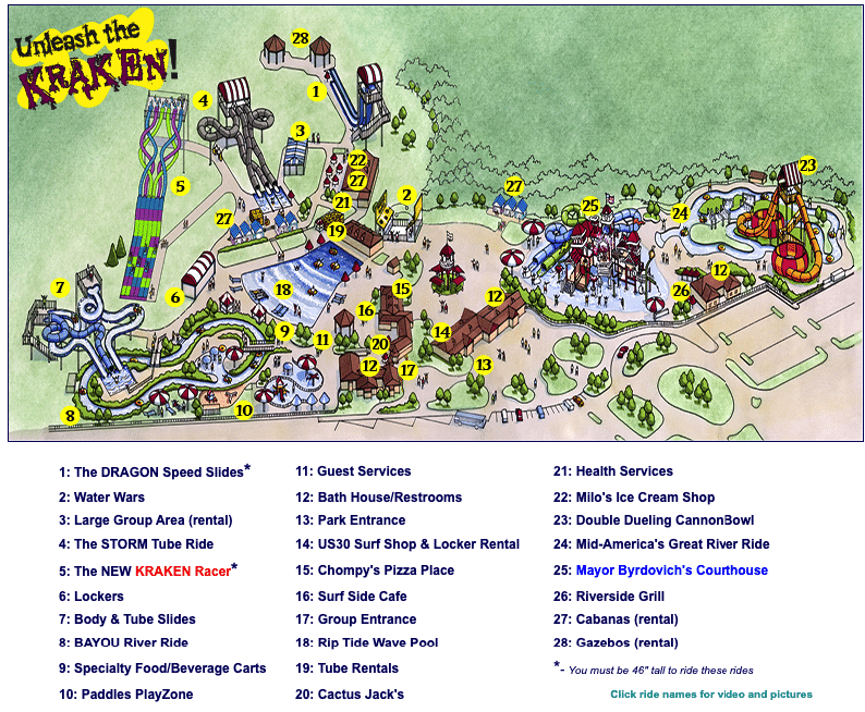 Deep River Waterpark Map and Brochure (2014 - 2023 ...