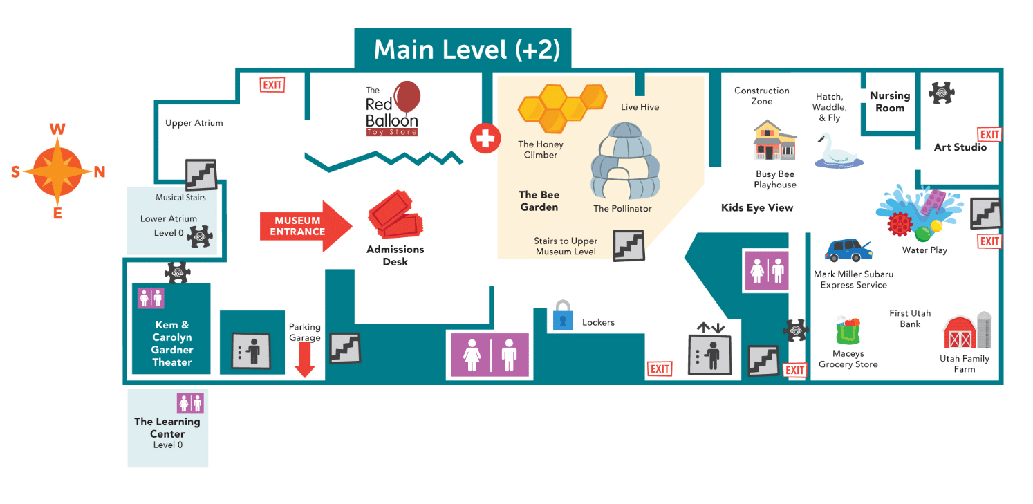 Discovery Gateway Children's Museum Map and Brochure (2022 2023