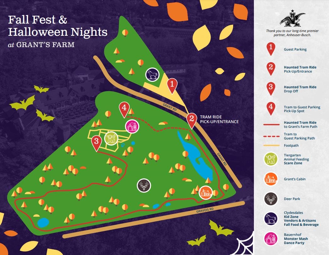 Grant's Farm Map and Brochure (2023)