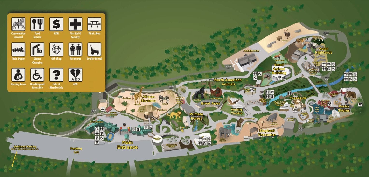 Hogle Zoo Map and Brochure (2022 2023)