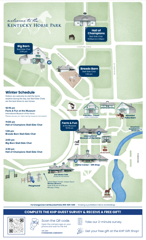 Kentucky Horse Park Promotional Map