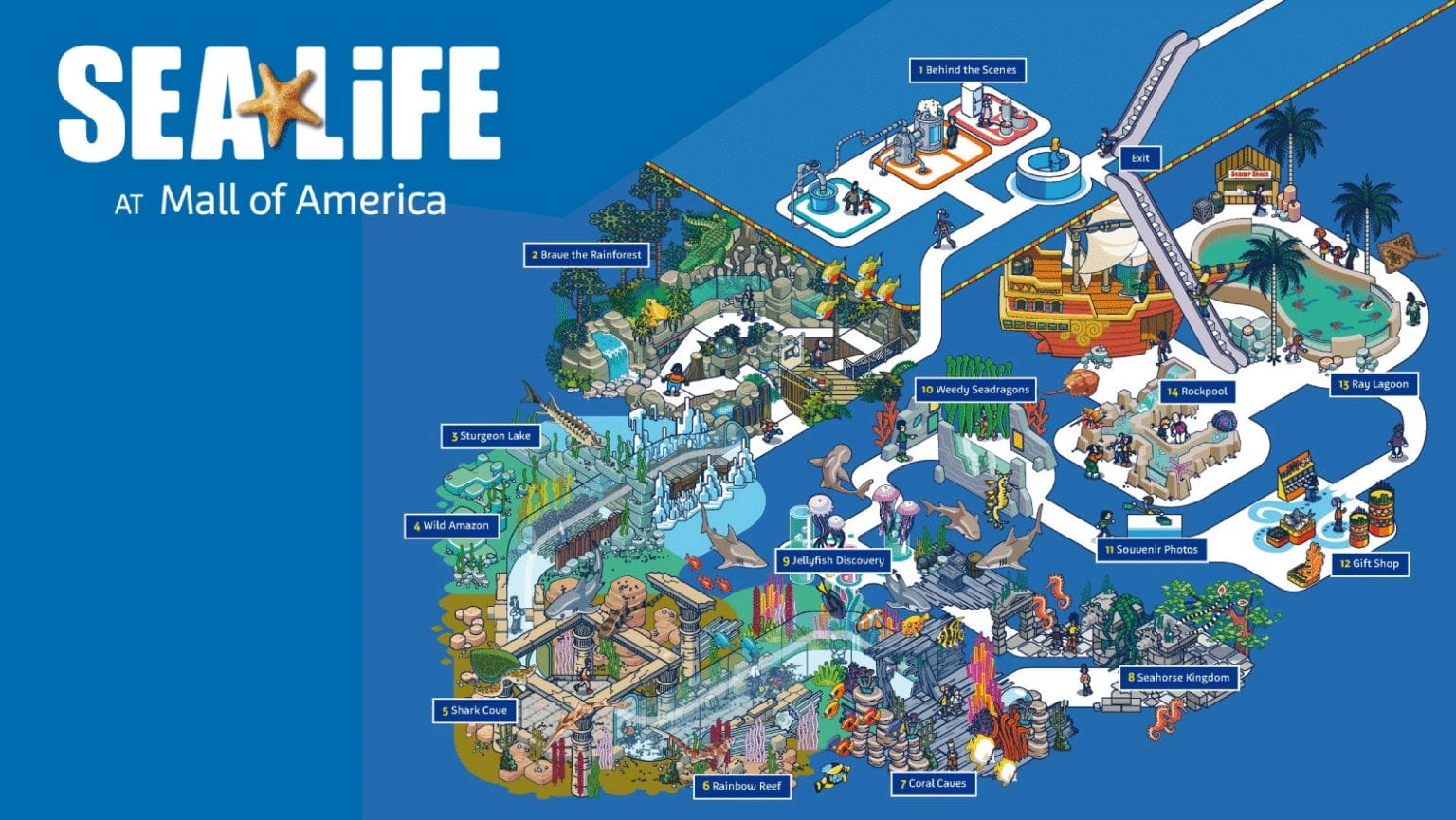 Mall of America Aquarium Map and - Mall Of America Aquarium Map 2021 1536x865