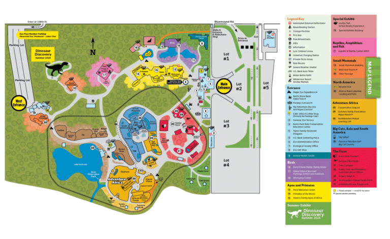 Milwaukee County Zoo Map and Brochure (2009 – 2023)