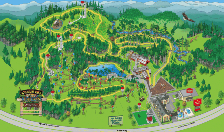 Adventure Park at Five Oaks Map and Brochure (2021 – 2023)
