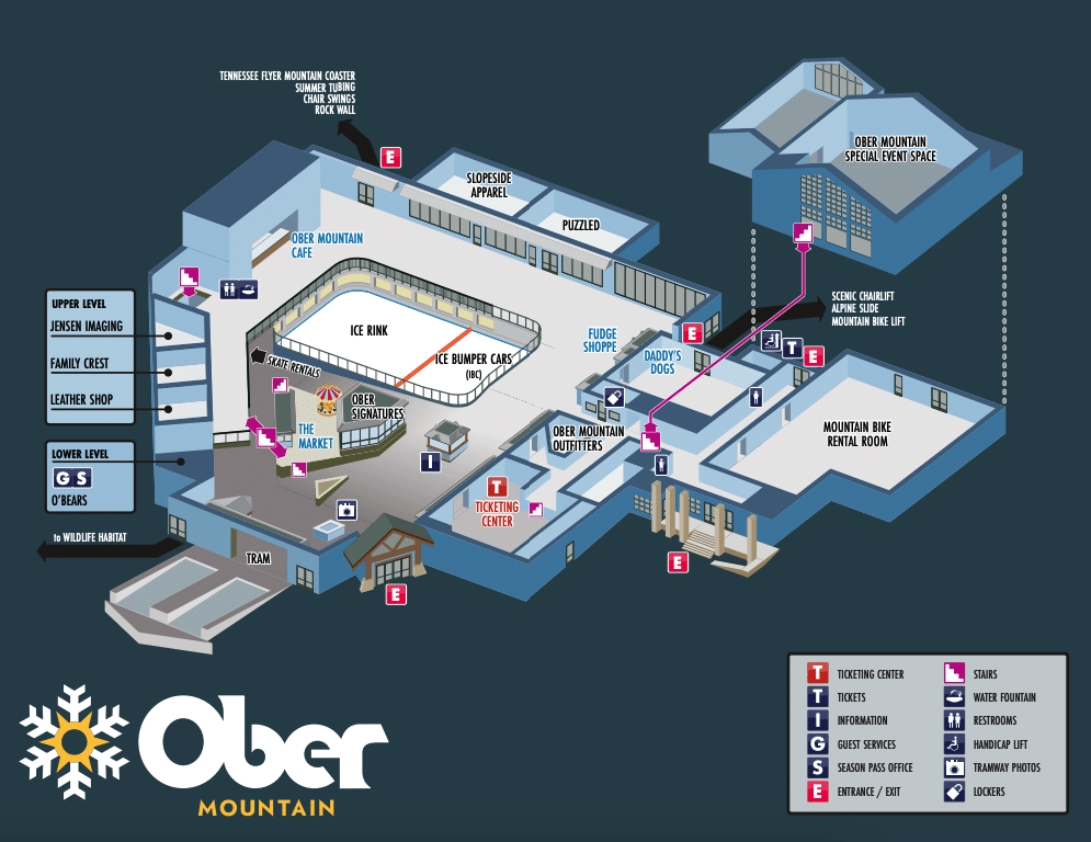 Ober Gatlinburg Map and Brochure (2023) | ThemeParkBrochures.net